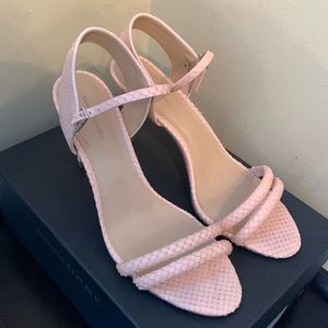 Banana Republic double strap high heels - pink - size 9